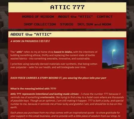 Screenshot of ATTIC 777