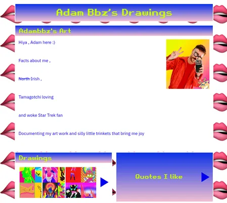 Screenshot of Adam Bbz’s Drawings