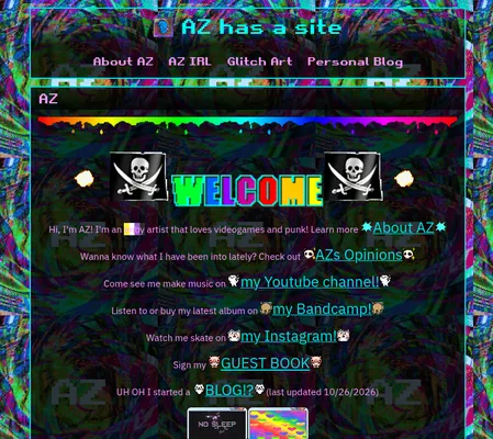 Screenshot of AZ has a site