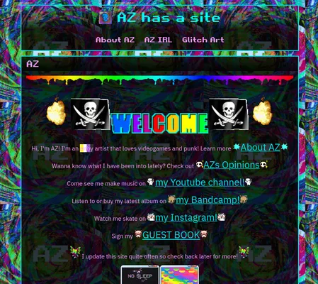 Screenshot of AZ has a site