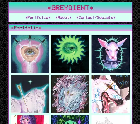Screenshot of ✶GREYDIENT✶