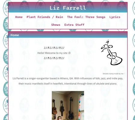 Screenshot of Liz Farrell