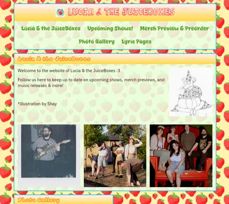 Screenshot of Lucia & the JuiceBoxes