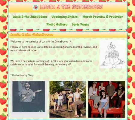 Screenshot of Lucia & the JuiceBoxes