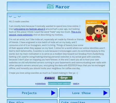 Screenshot of Maror