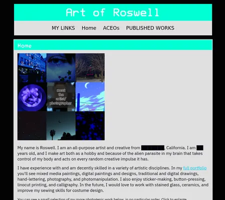 Screenshot of Art of Roswell