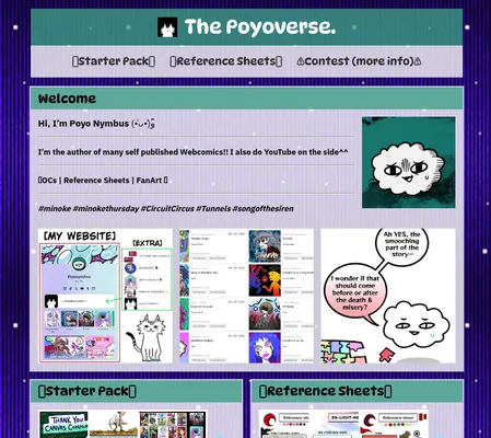 Screenshot of The Poyoverse.