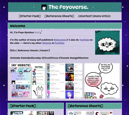 Screenshot of The Poyoverse.