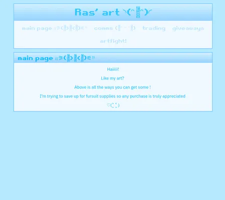 Screenshot of Ras’ art  ◝(ᵔᗜᵔ)◜