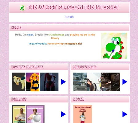 Screenshot of The worst place on the internet