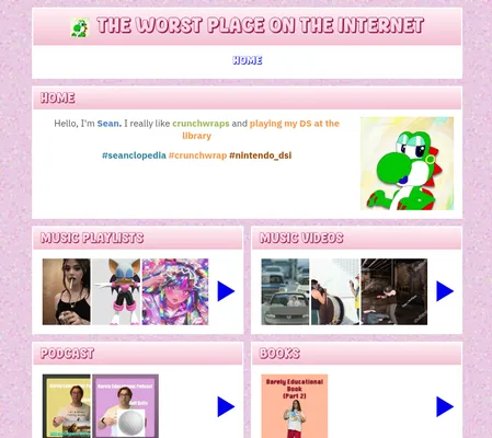 Screenshot of The worst place on the internet