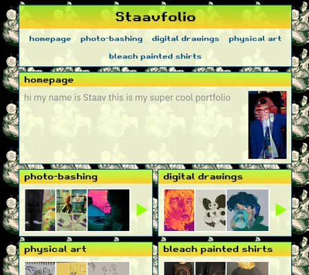 Screenshot of Staavfolio