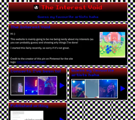 Screenshot of The Interest Void